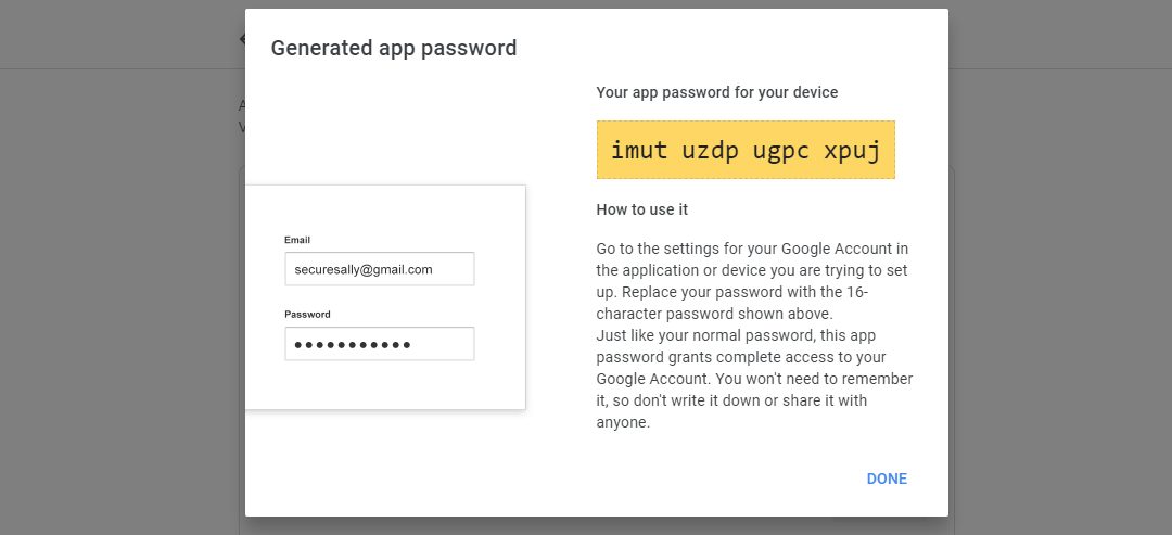 App Specific Passwords for Less Secure Apps in Your Google Workspace Account